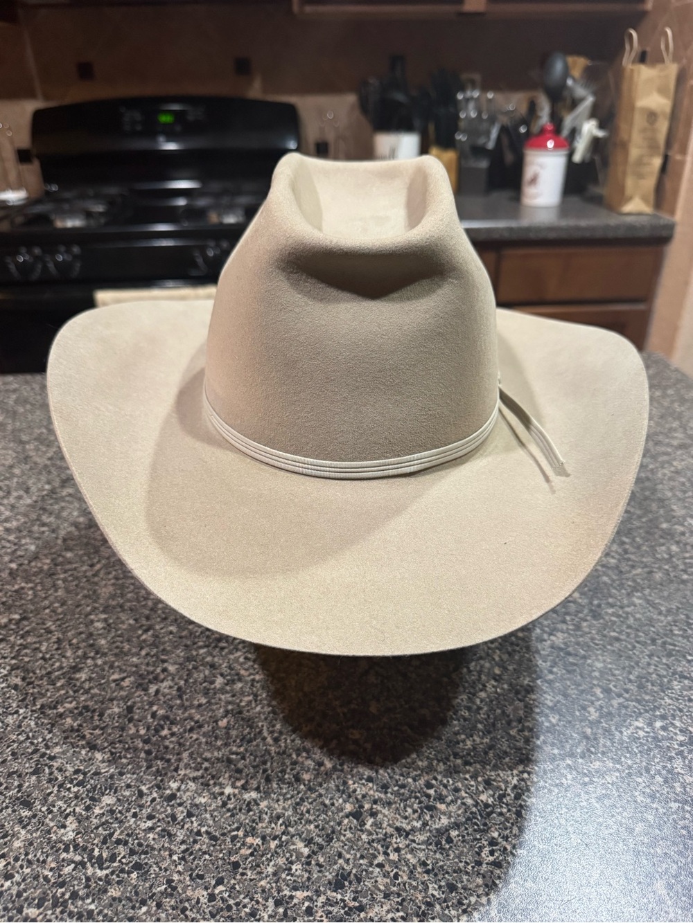 Eddy Bros felt rancher hat size 7 1/8